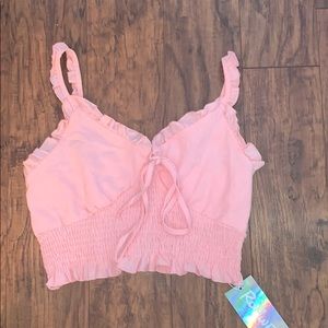 RomWe CropTop with cute ruffles